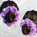 Purple mesh Double layer XL Scrunchie