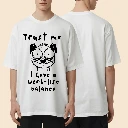 Work-Life Balance Cartoon Dog T-Shirt