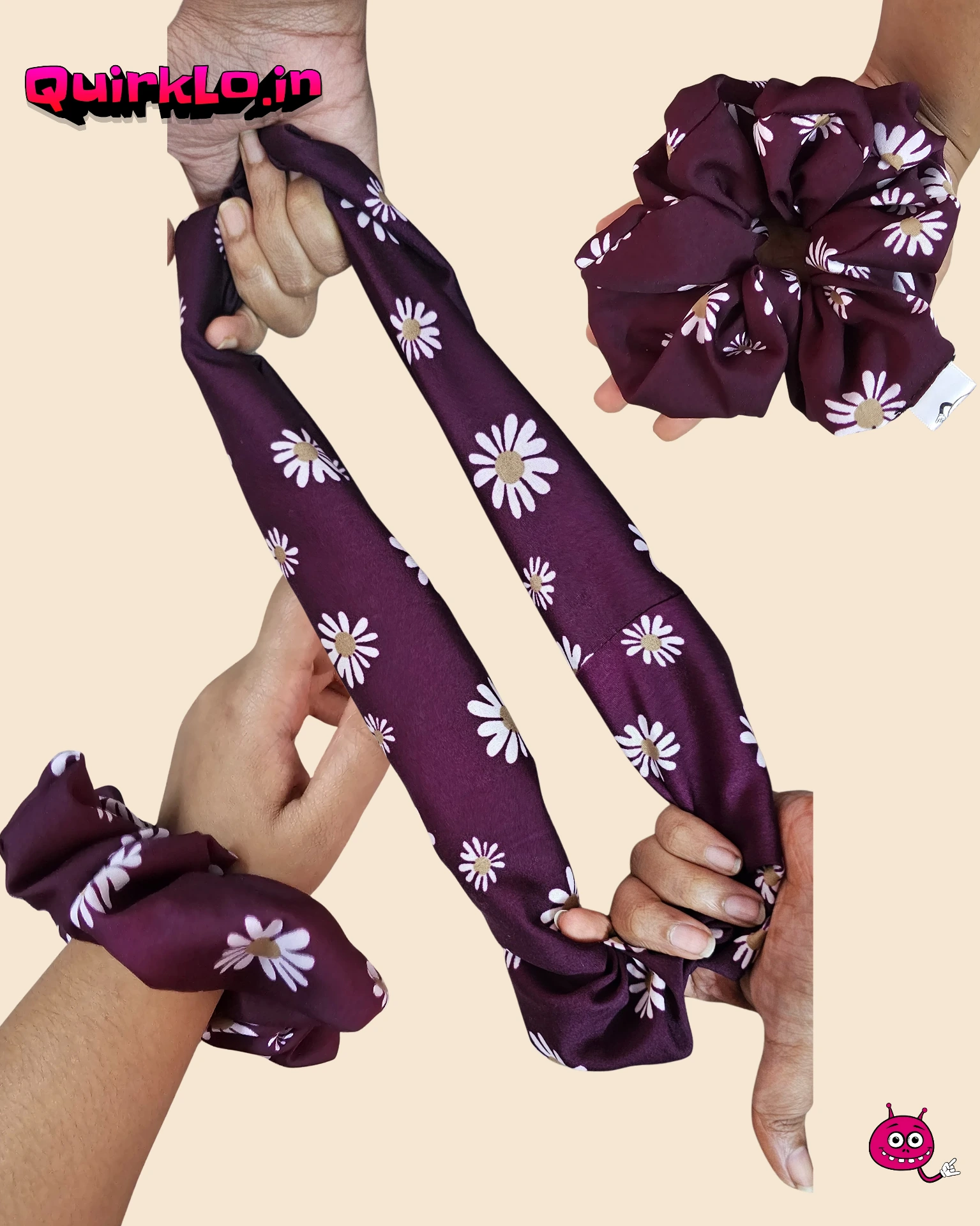 Daisy cute - XL Scrunchie