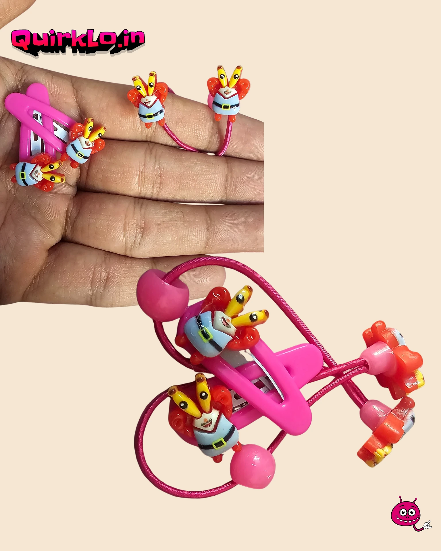 Cartoon shaped cute - Small clip and band