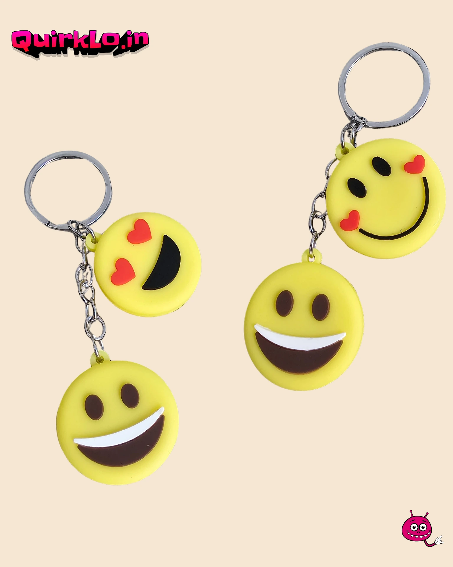 Smiley Keychain