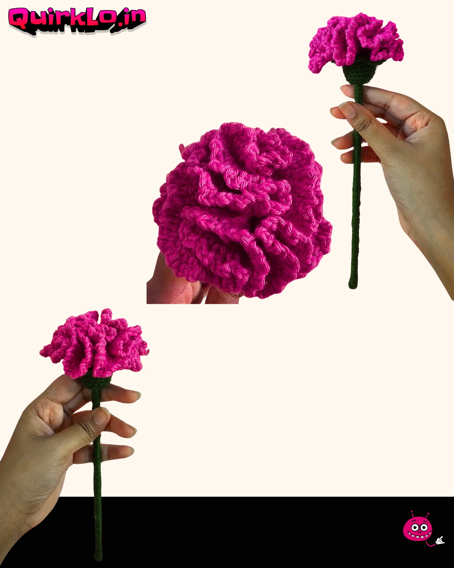 Handmade Carnation Flower