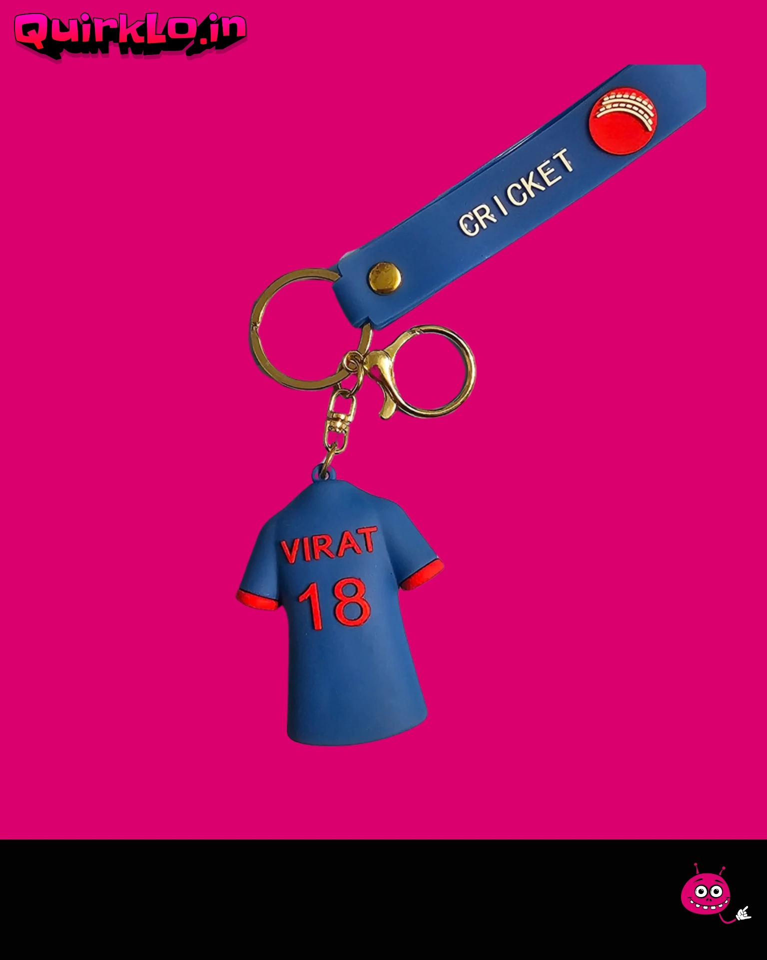 Blue Jersey- (18) Keychain